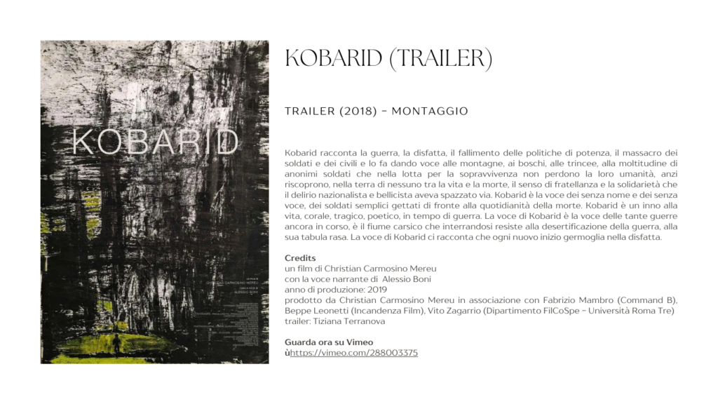 Kobarid trailer - Scheda Tecnica